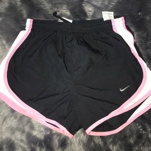 Nike running shorts.